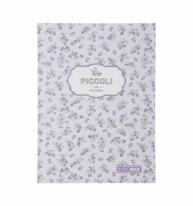Записна книжка PICCOLI BM.24522101-39, А5, 80 арк., клітинка, інтегральна обкладинка, лавандова