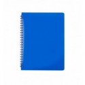 Зошит для нотаток BUROMAX GLOSS, А6, 80 арк., клітинка, пласт. обкл., синій ( BM.24652151-02 )