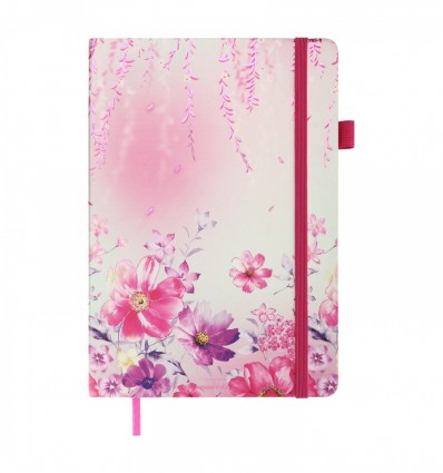 Блокнот деловой CHERIE А5, 96л, в точку, обл. иск. кожа , розовый ( BM.295305-10 )