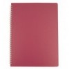 Тетрадь для записей Buromax BARK А4, 60 л., клетка, пластиковая обл., малиновая ( BM.24454154-29 )