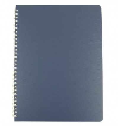 Тетрадь для записей Buromax BARK А4, 60 л., клетка, пластиковая обл., синяя ( BM.24454154-02 )