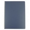 Тетрадь для записей Buromax BARK А4, 60 л., клетка, пластиковая обл., синяя ( BM.24454154-02 )