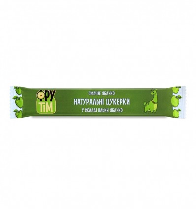 Цукерки натуральні Фрутiм яблучні 20 гр