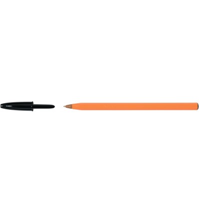 Ручка масляна BIC "Orange", чорна, зі штрих-кодом