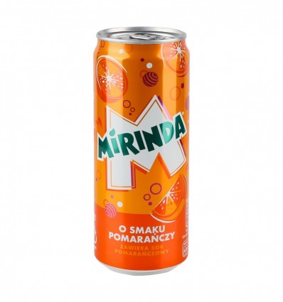 Напиток безалкогольный Mirinda Orange сильногазированный на ароматизаторах 24х330мл