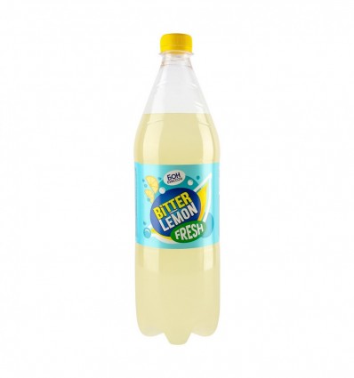 Напиток безалкогольный Бон Буассон Bitter Lemon Fresh сильногазированный 1л