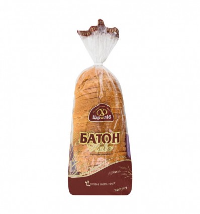 Батон Цар хліб Нива нарізаний 500г