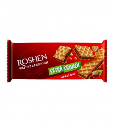 Вафли Roshen Wafers Sandwich Extra Crunch Hazelnut 142г