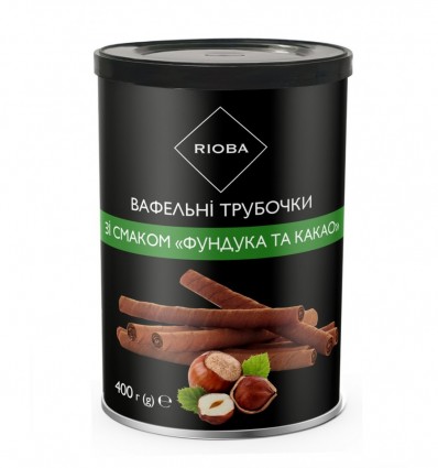 Вафельні трубочки Rioba фудук-какао 400г