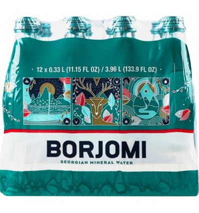 Вода мінеральна Borjomi сильногазована 12х500мл