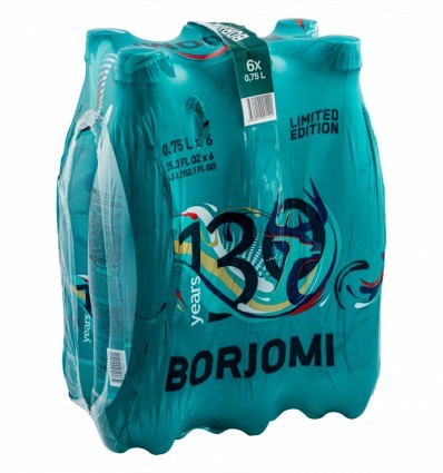 Вода мінеральна Borjomi сильногазована 6х750мл