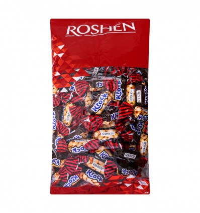 Цукерки Roshen Krock глазуровані з арахісом кг