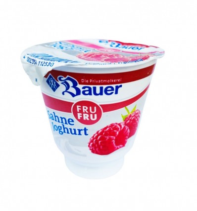 Крем-йогурт Bauer Fru Fru малина 10% 150 г