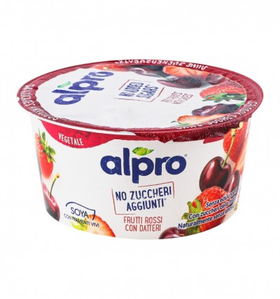 Продукт соевый ферментированный Alpro Red fruits 135г