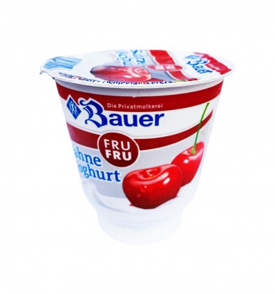 Крем-йогурт Bauer Fru Fru вишня 10% 150 г