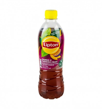 Напиток Lipton Холодный черный чай Манго и маракуйя 0,5 л