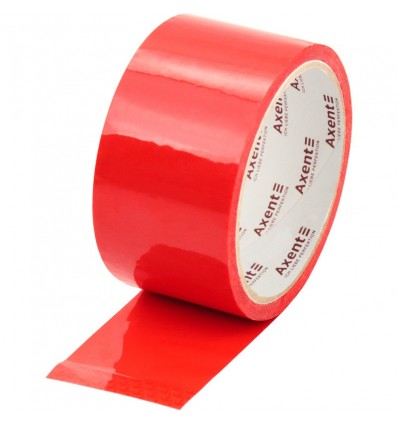 Стрiчка клейка пакувальна Axent, 48 мм х 35 м, 40 мкм, червона