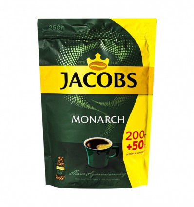 Кава Jacobs Monarch розчинна сублімована 250г
