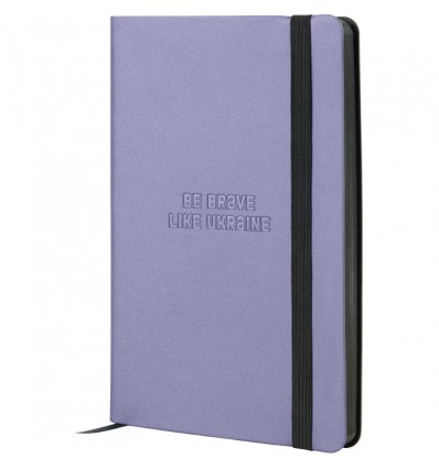 Книга записна Axent Partner Soft Brave, 125х195 мм, 96 аркушів, клітинка, фіолетова