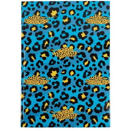 Записна книга Axent Leopard А4, клітинка, 96 аркушів, блакитна ( 8422-554-A )
