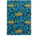 Записна книга Axent Leopard А4, клітинка, 96 аркушів, блакитна ( 8422-554-A )