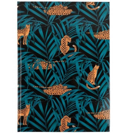 Записна книга Axent Leopard А4 8422-556-A, клітинка, 96 аркушів, темно синя