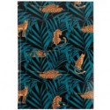 Записна книга Axent Leopard А4, клітинка, 96 аркушів, темно синя ( 8422-556-A )
