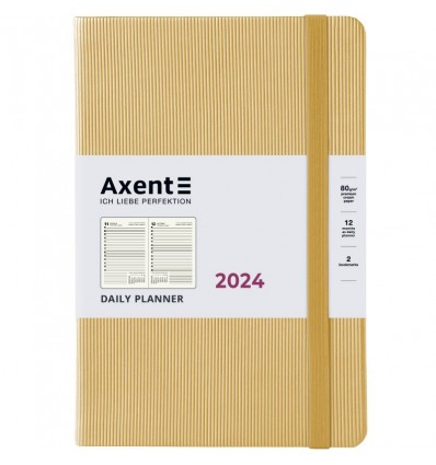 Щоденник 2024 Axent Partner Lines, 145х210, пісочний
