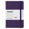 Ежедневник 2024 Axent Partner Lines, 145х210, пурпурный