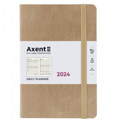 Щоденник 2024 Axent Partner Soft Nuba, 145х210, мигдалевий