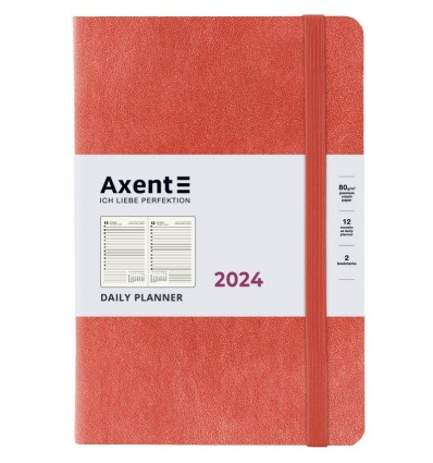 Щоденник 2024 Axent Partner Soft Nuba, 145х210, терракотовий