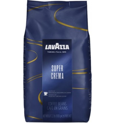 Кава в зернах Lavazza Super Crema 1 кг 