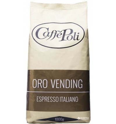Кава в зернах Caffe Poli Oro Vending 1 кг