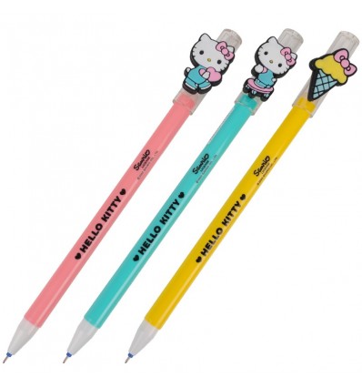 Ручка гелевая "пиши-стирай" Kite Hello Kitty, синяя