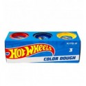 Тесто для лепки цветное Kite Hot Wheels HW23-151, 3х75 г