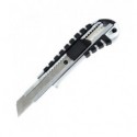Нож канцелярский металлический Axent, резиновые вставки, лезвие 18 мм