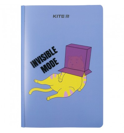 Блокнот Kite Invisible mood А5+, 40 листов, клетка