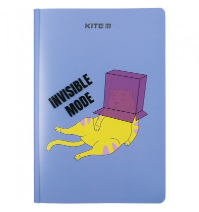 Блокнот Kite K23-460-3, Invisible mood А5+, 40 аркушів, клітинка