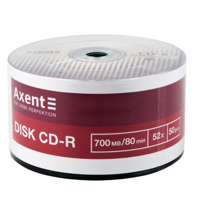 Диск CD-R Axent 8101-A 700MB/80min 52X, 50 bulk