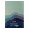 Книга записна Axent Waves 8422-562-A А4, 96 аркушів, клітинка, синя