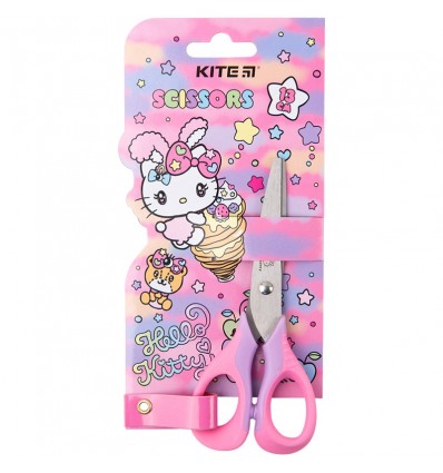Ножиці дитячі з гумовими вставками Kite Hello Kitty, 13 см