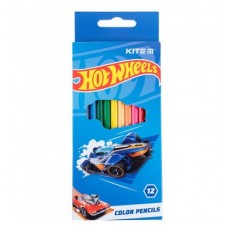 Карандаши цветные Kite Hot Wheels, 12 цветов