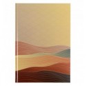 Книга записна Axent Waves А4, 96 аркушів, клітинка, бронзова ( 8422-563-A )