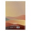 Книга записна Axent Waves А4, 96 аркушів, клітинка, бронзова ( 8422-563-A )