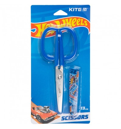 Ножиці дитячі в футлярі Kite Hot Wheels, 13 см