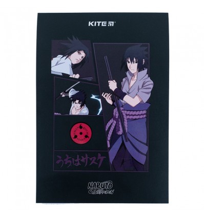 Блокнот-планшет Kite Naruto A5, 50 листов, клетка