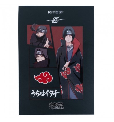 Блокнот-планшет Kite Naruto A5, 50 аркушів, клітинка