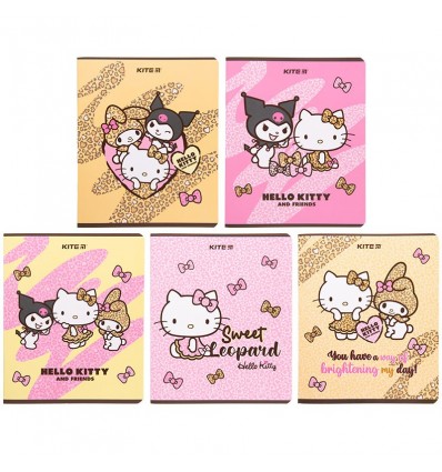 Тетрадь школьная Kite Hello Kitty HK23-259, 48 листов, клетка