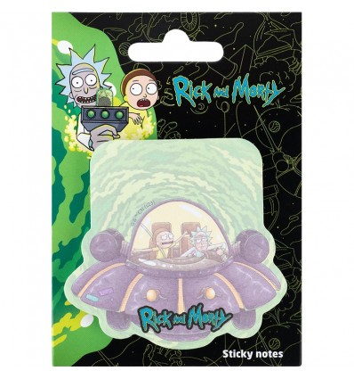 Блок бумаги с клейким слоем Kite Rick and Morty RM23-298-1, 70х70 мм, 50 листов