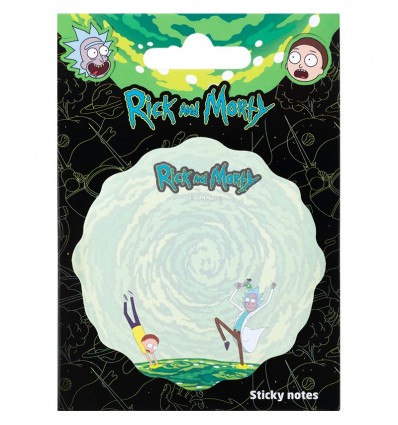 Блок бумаги с клейким слоем Kite Rick and Morty, RM23-298-2, 70х70 мм, 50 листов